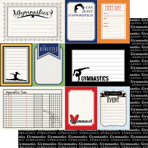 Stamping Station - Gymnastics Sports Journal Paper